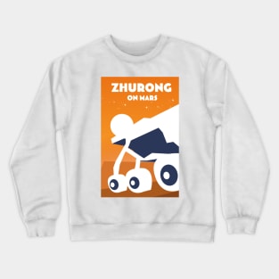 Zhurong Chinese Rover on Mars Crewneck Sweatshirt